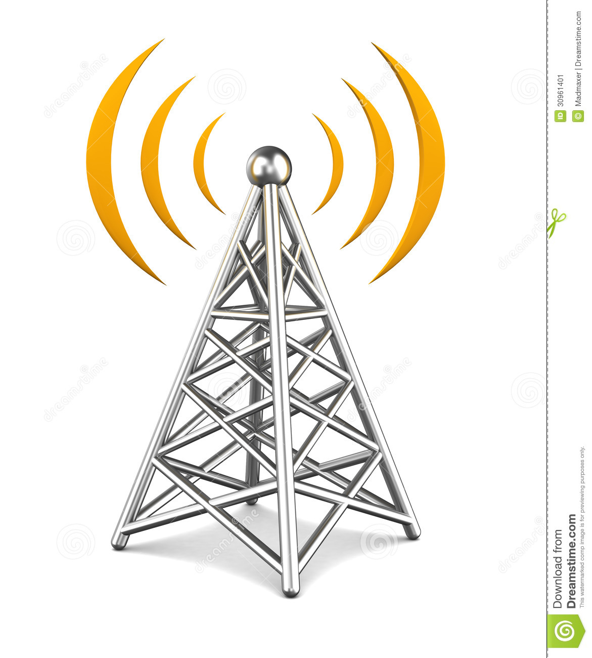 Radio Tower Clip Art Vector Communication Tower