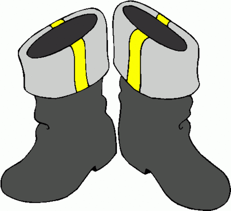 Rain Boots Clipart Black And  - Boots Clipart