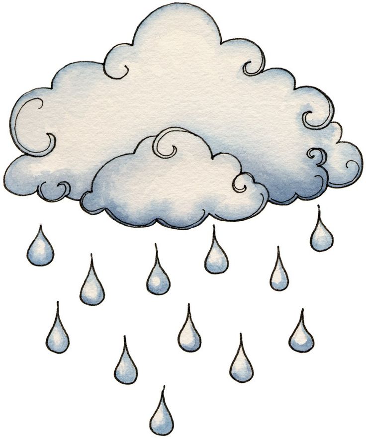 Sad Rain Cloud | Clip Art-Wea