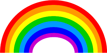 Black Outline Rainbow
