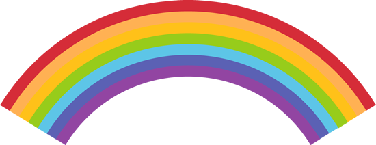 Rainbow Backgrounds u0026midd - Clip Art Rainbow