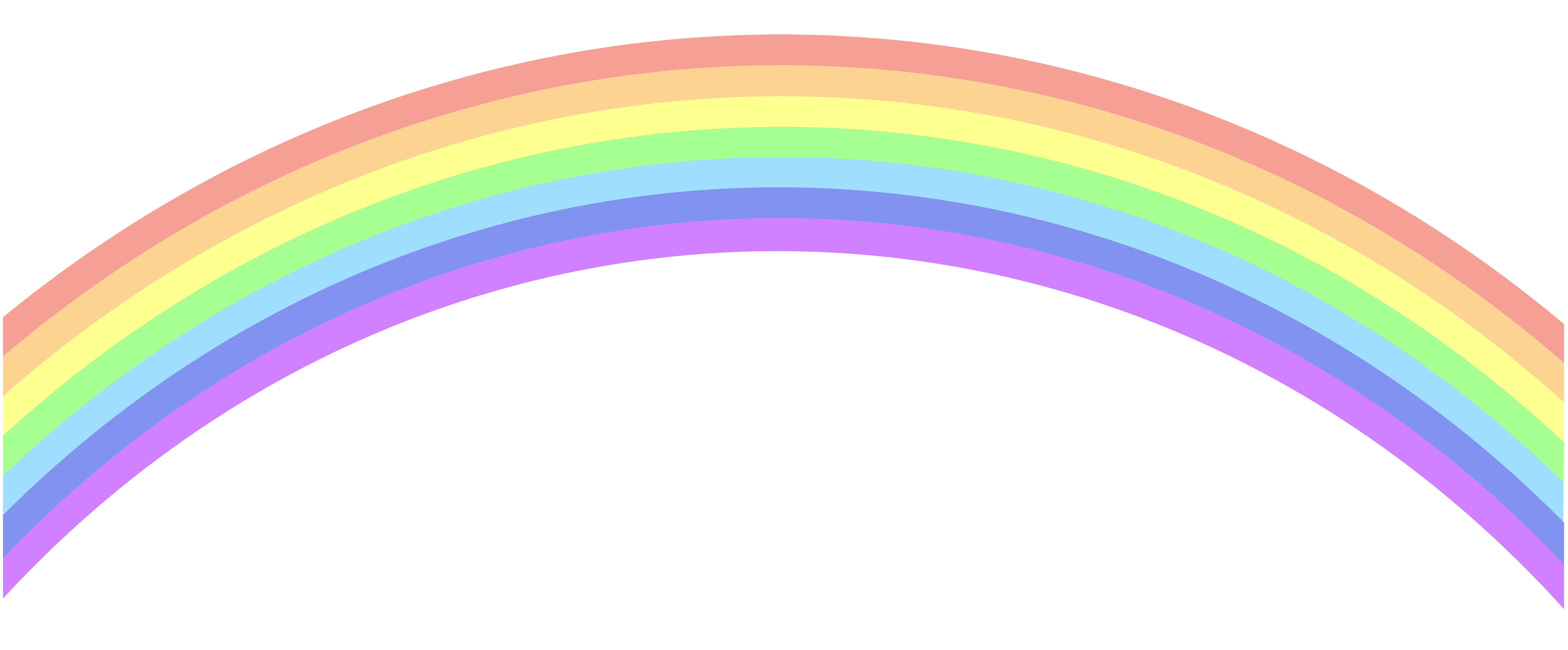 Rainbow clip art image