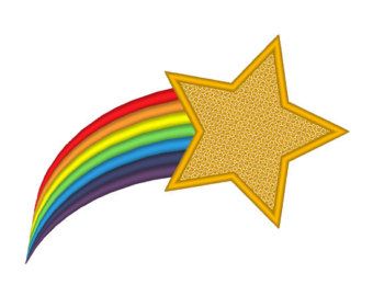 Rainbow Shooting Star Clipart Free Clip Art Images