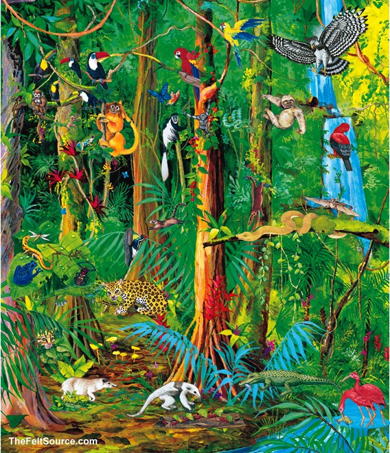 Rainforest art related .