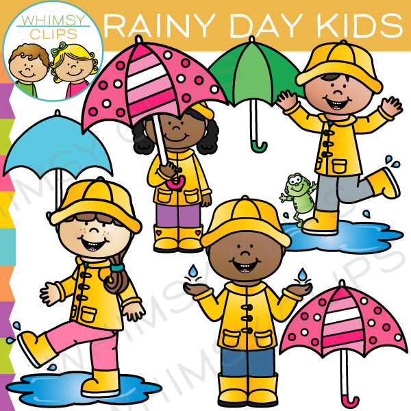 ... Rainy Day Kids Clip Art - Rainy Day Clip Art