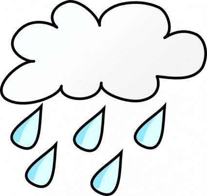 Rainy Weather Clip Art Free Vector In Open Office Drawing Svg Svg