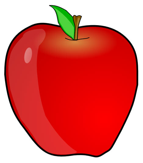 raiser clipart - Teacher Apple Clipart
