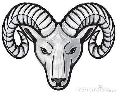 Ram Stock Illustrations u2013 - Ram Head Clip Art