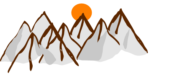 Mountain Range Drawing Clipar