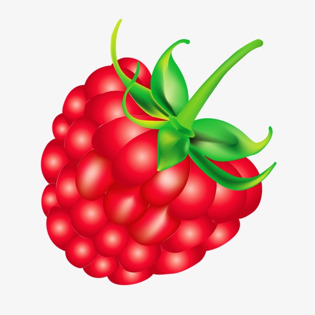 raspberry, Creative, Cartoon, Hand Painted PNG Image and Clipart