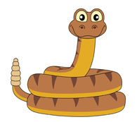 Rattle Snake Clipart Size: 55 - Rattlesnake Clipart