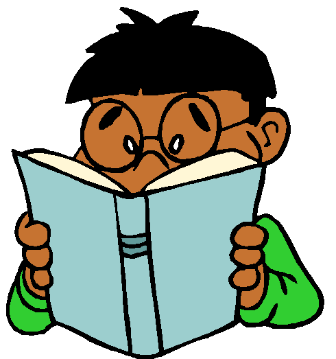 reading clipart - Boy Reading Clipart