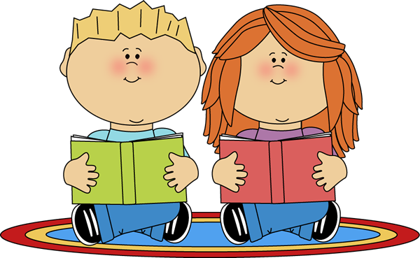 Reading Partners - Kid Reading Clipart