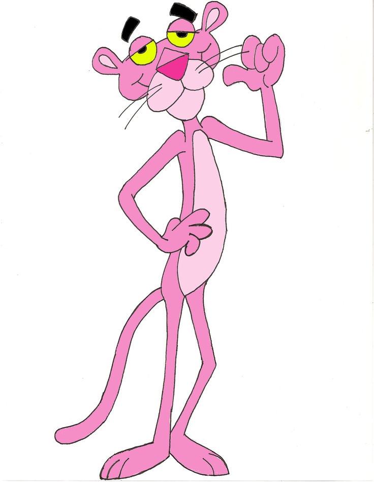 Pink Panther cartoon characte
