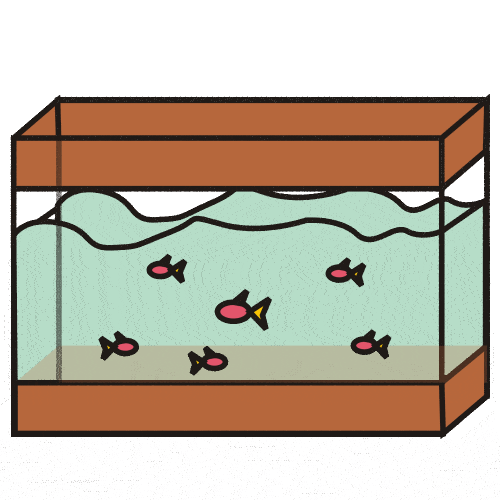 Rectangle Fish Tank Clipart - Fish Tank Clip Art