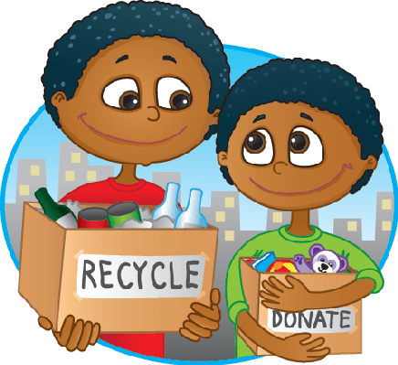 Reduce, Reuse, Recycle | Clipart