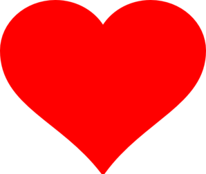 Red Heart Clip Art Image - la