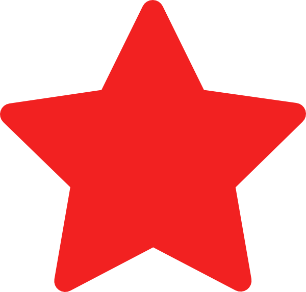 red star clip art - Red Star Clipart