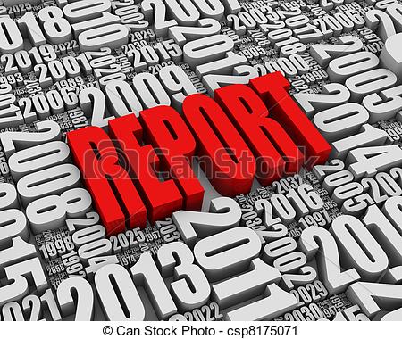 ... Red Annual Report - REPOR - Report Clip Art