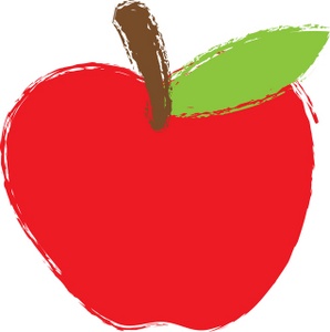 Red apple clipart tumundografico