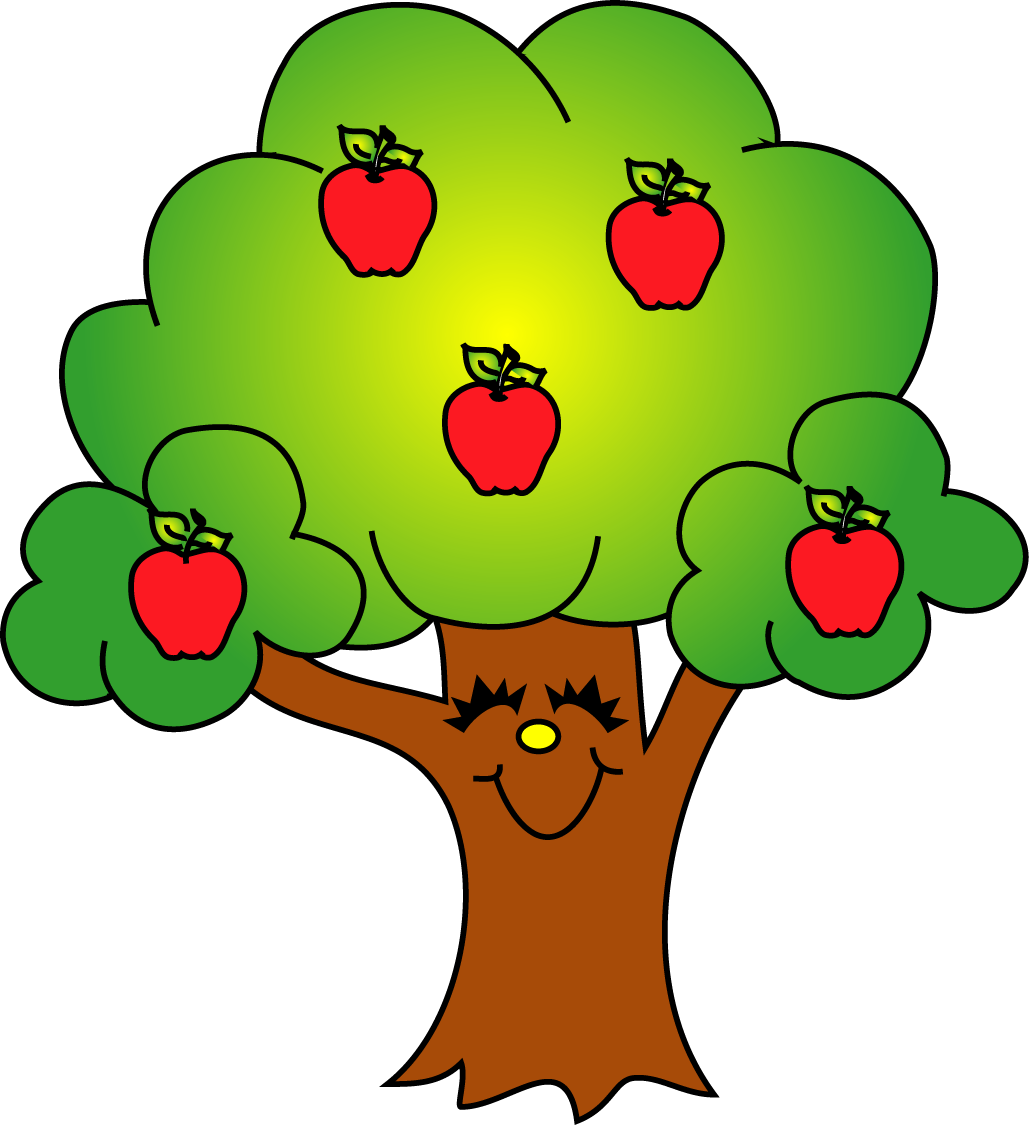 Red Apple Tree. Posted By Chr - Apple Tree Clip Art