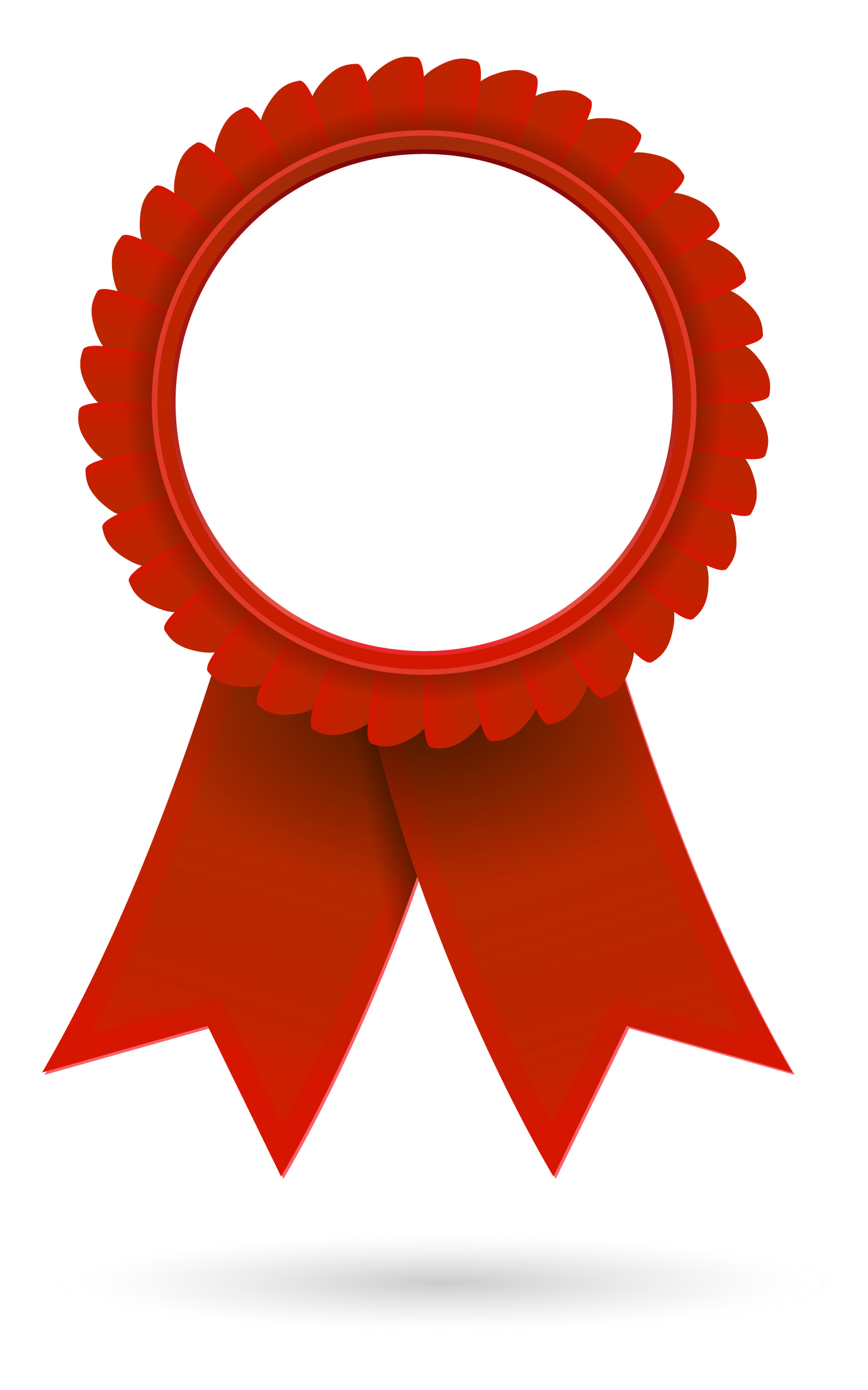 Red Award Ribbon Clipart #1