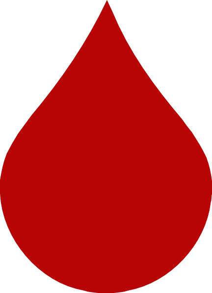 Red Blood Drop Clip Art At Clker Com Vector Clip Art Online Royalty