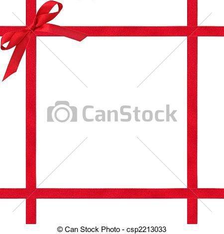 Red Bow Border Clipart #1. Red Ribbon and Bow - .