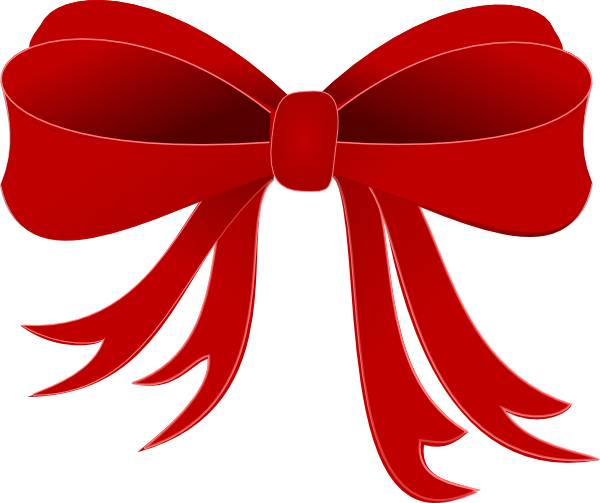 Red Bow Clip Art At Clker Com - Red Bow Clip Art