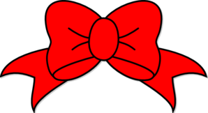 Classic Red Bow Thin Red Bow 