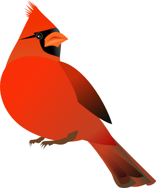 Red bird Clipart - baby, baby