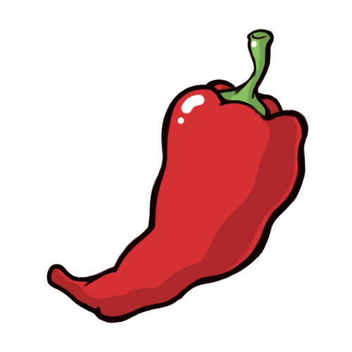 Red chili pepper clipart kid