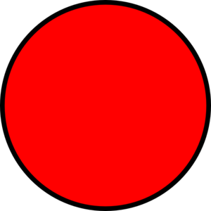 Red circle clip art vector .