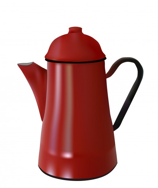 Red coffee pot clipart free stock photo public domain pictures