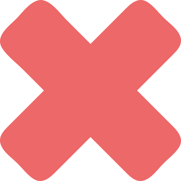 cross mark red sign icon mark symbol cross