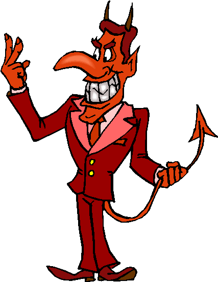 Red Devil Halloween Clipart - Clipart Devil