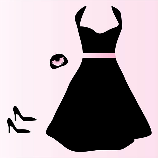 Red Dress Clipart - Dresses Clipart