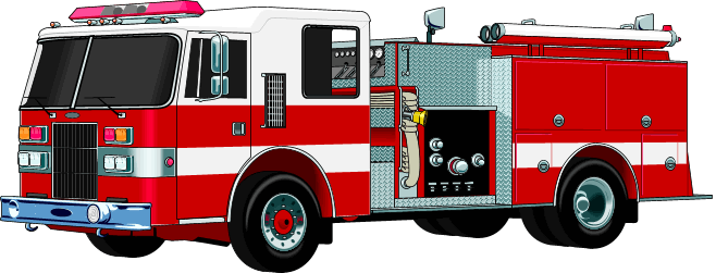 Red fire truck clipart. briga - Clipart Fire Truck