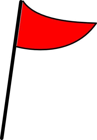 Red Flag Clip Art - Red Flag Clip Art
