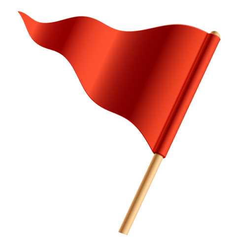 Al with red flag Clipart