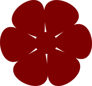 Red Flower Clip Art - Red Flower Clipart