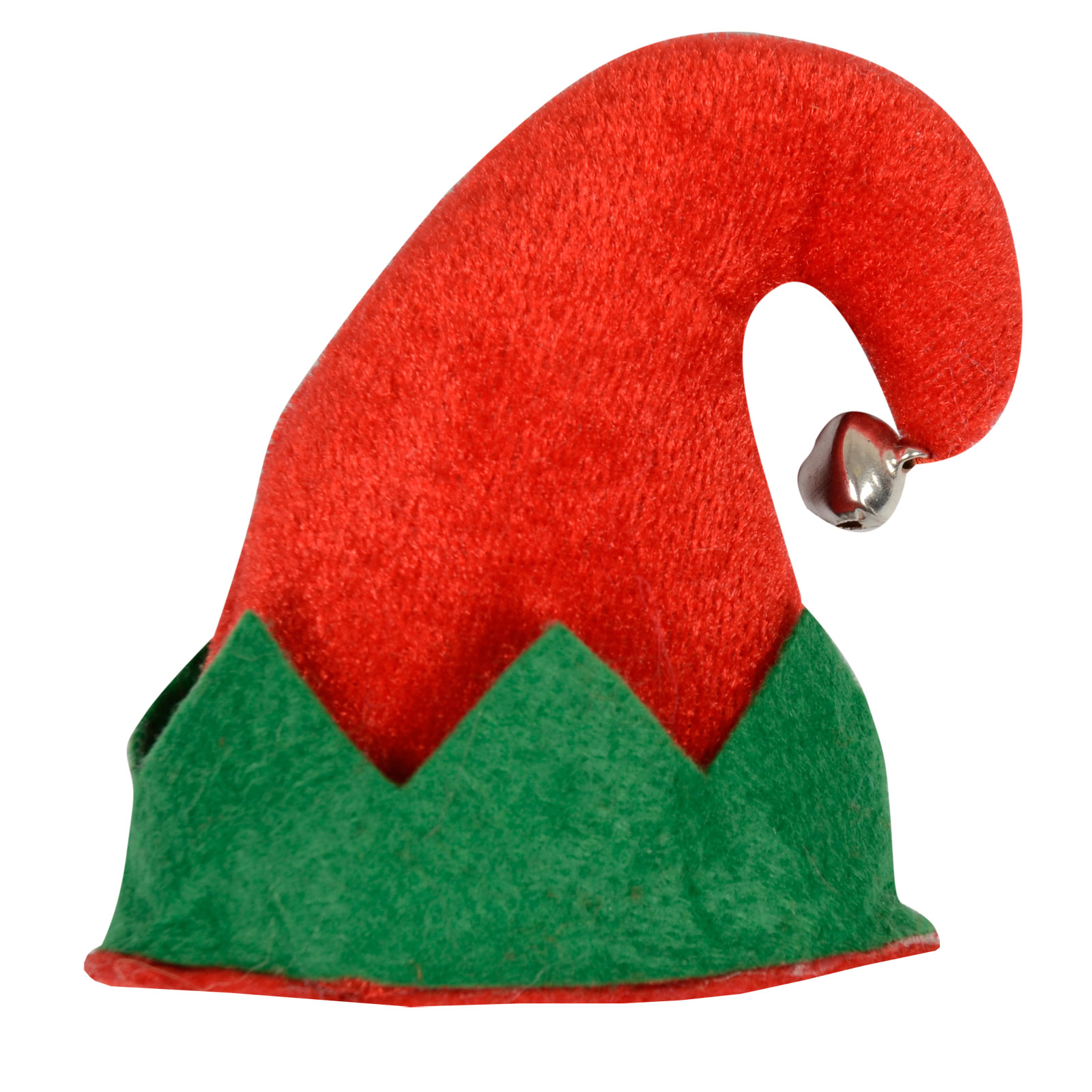 Red Green Mini Elf Hat Christmas Xmas Festive Hair Clip With Jingle