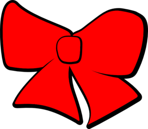 Red Hair Bow Clipart #1 - Red Bow Clip Art