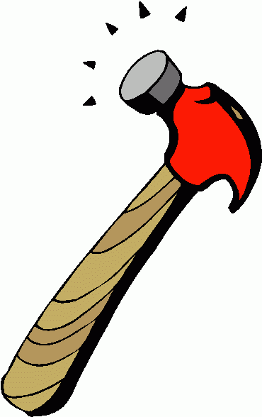 Red Hammer Clipart - Clipart Hammer