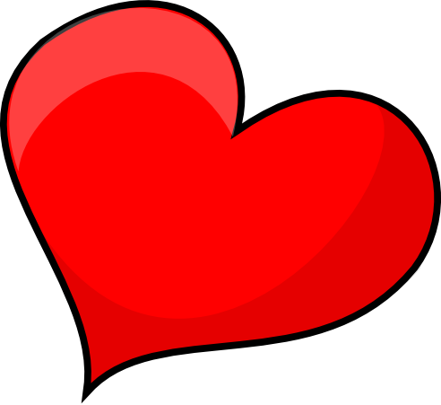 Fancy Red Heart Clipart | Cli