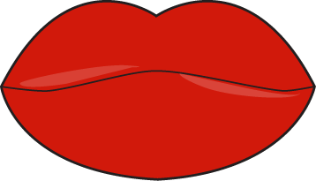 Red Lips Clip Art Image Closed Red Lips This Image Is A Transparent