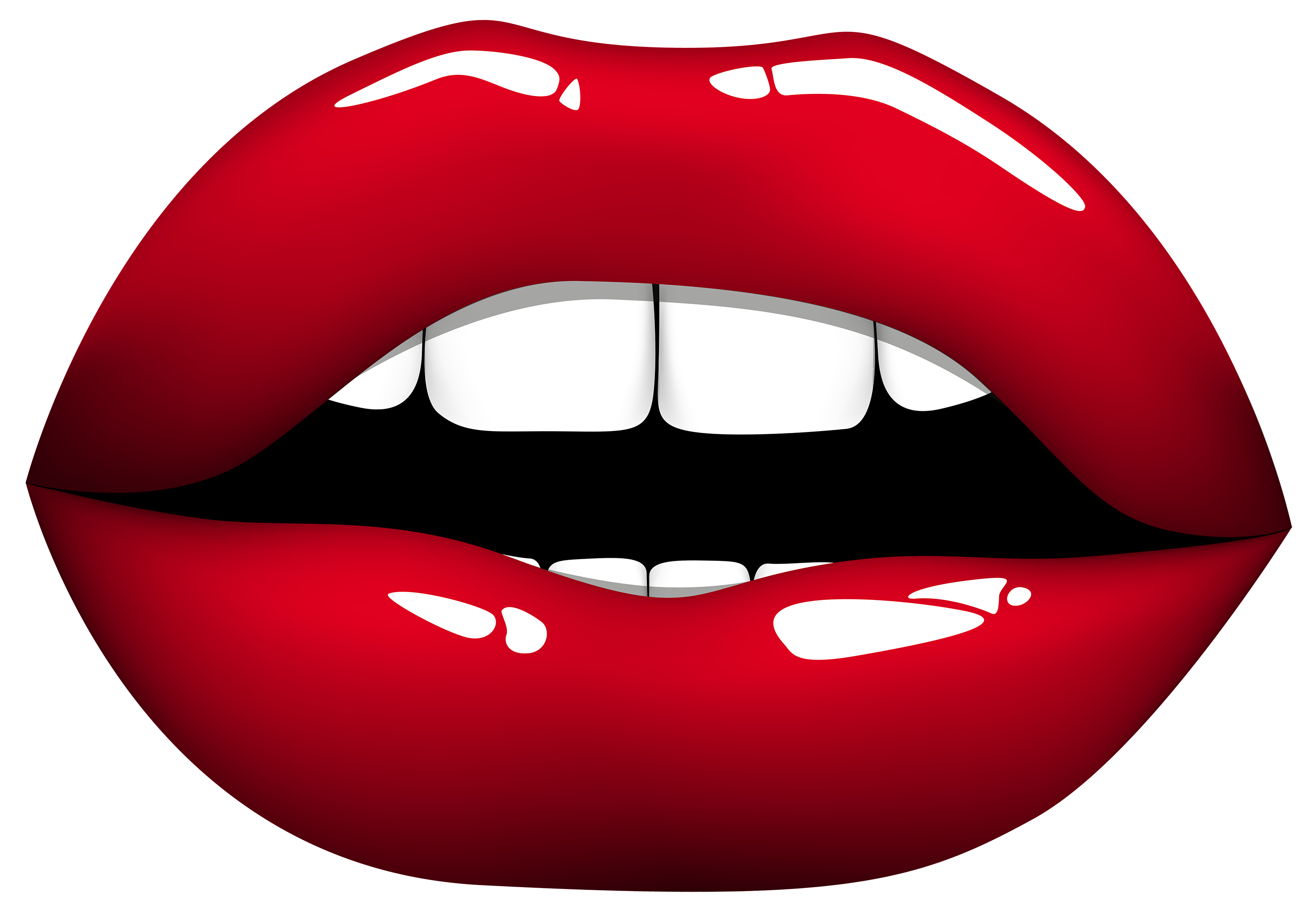 Red Lips PNG Clipart