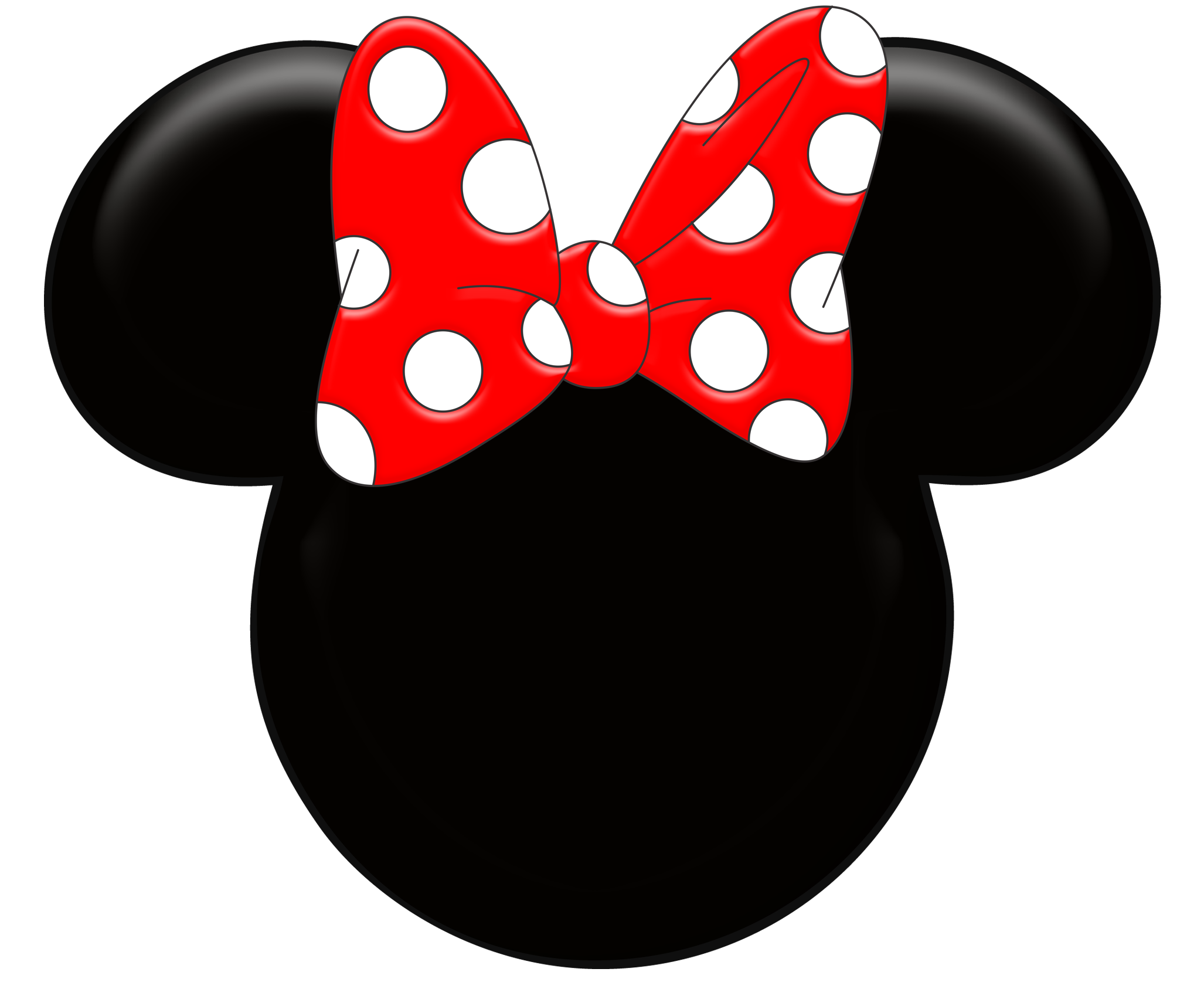 Red Minnie Mouse Wallpaper Ki - Minnie Mouse Ears Clip Art