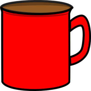 Red Mug Clip Art - Mug Clipart