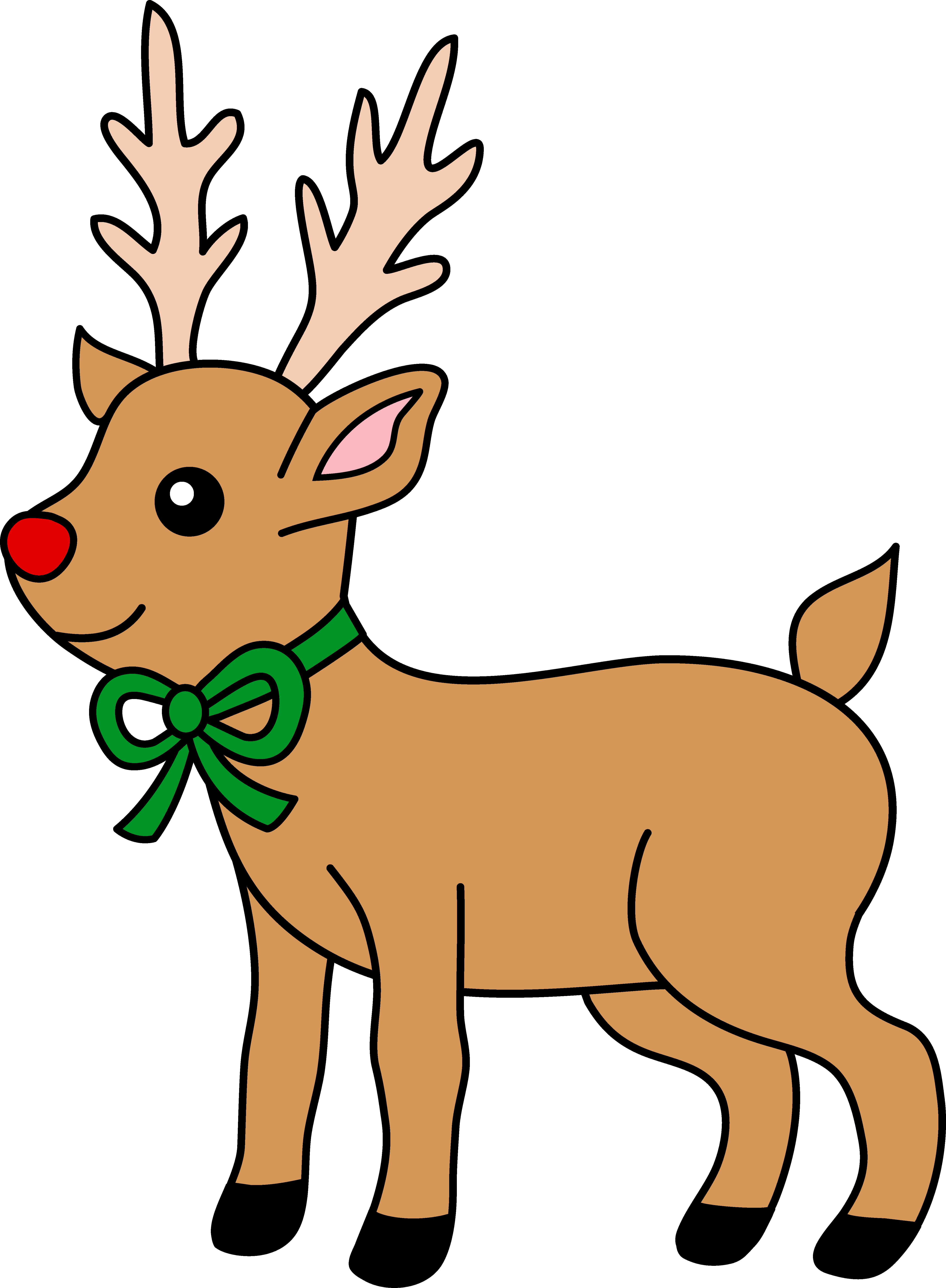 ... red-nosed reindeer Rudolph photo. Pix For Reindeer Antler Clip Art